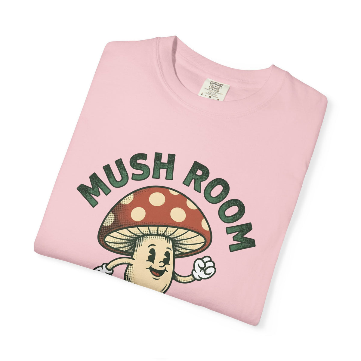 Funny Mushroom T-Shirt Funny Outdoors Gift Women Classic T-Shirt Toadstool T-Shirt Humor Fan Vintage T-Shirt Camping Graphic Hand Drawn Smiley Face