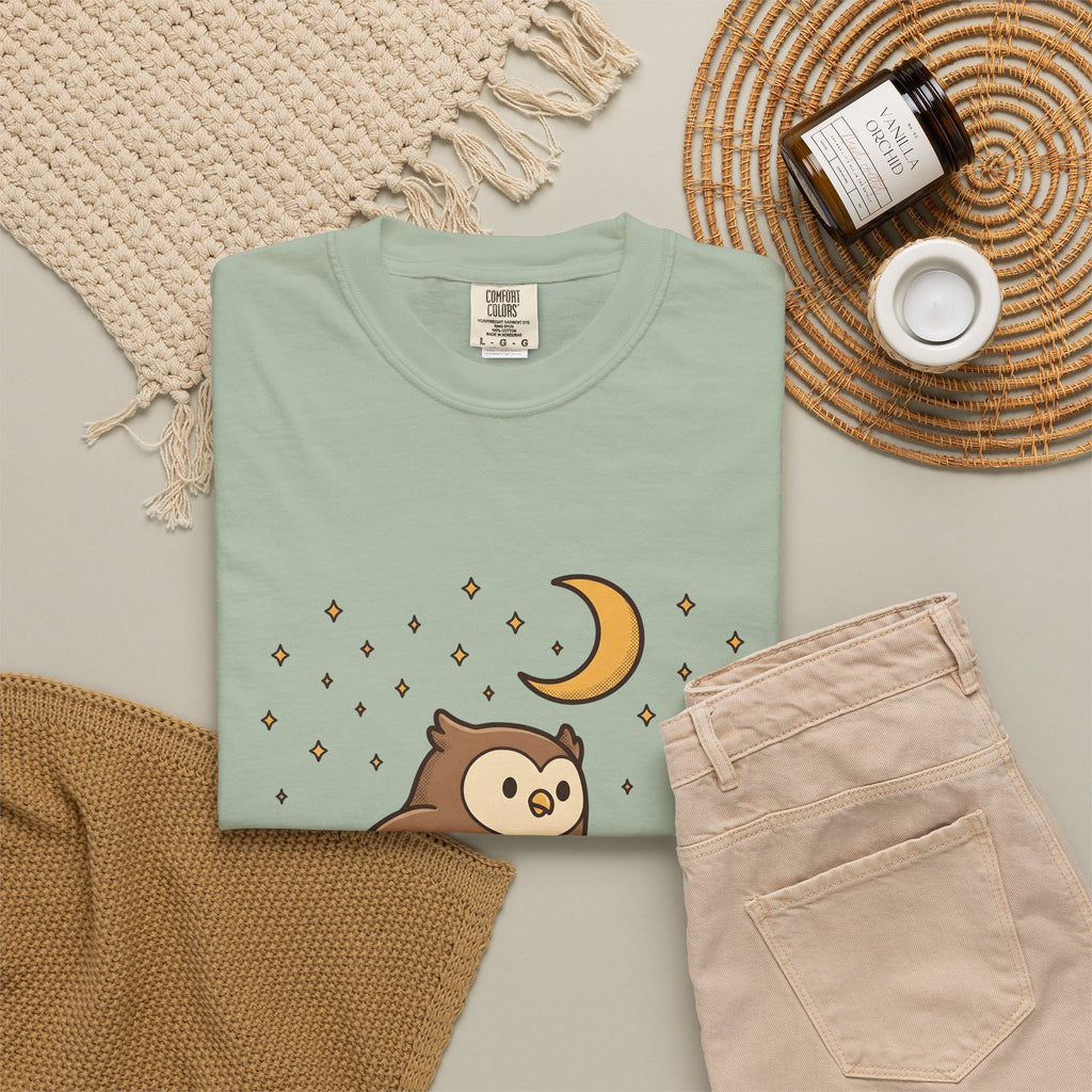 Owl Skating Shoes T-Shirt Sports Creatures Gift Women Kawaii T-Shirt Roller Skates T-Shirt Athlete Fan Animal Graphic T-Shirt Classic Music Player