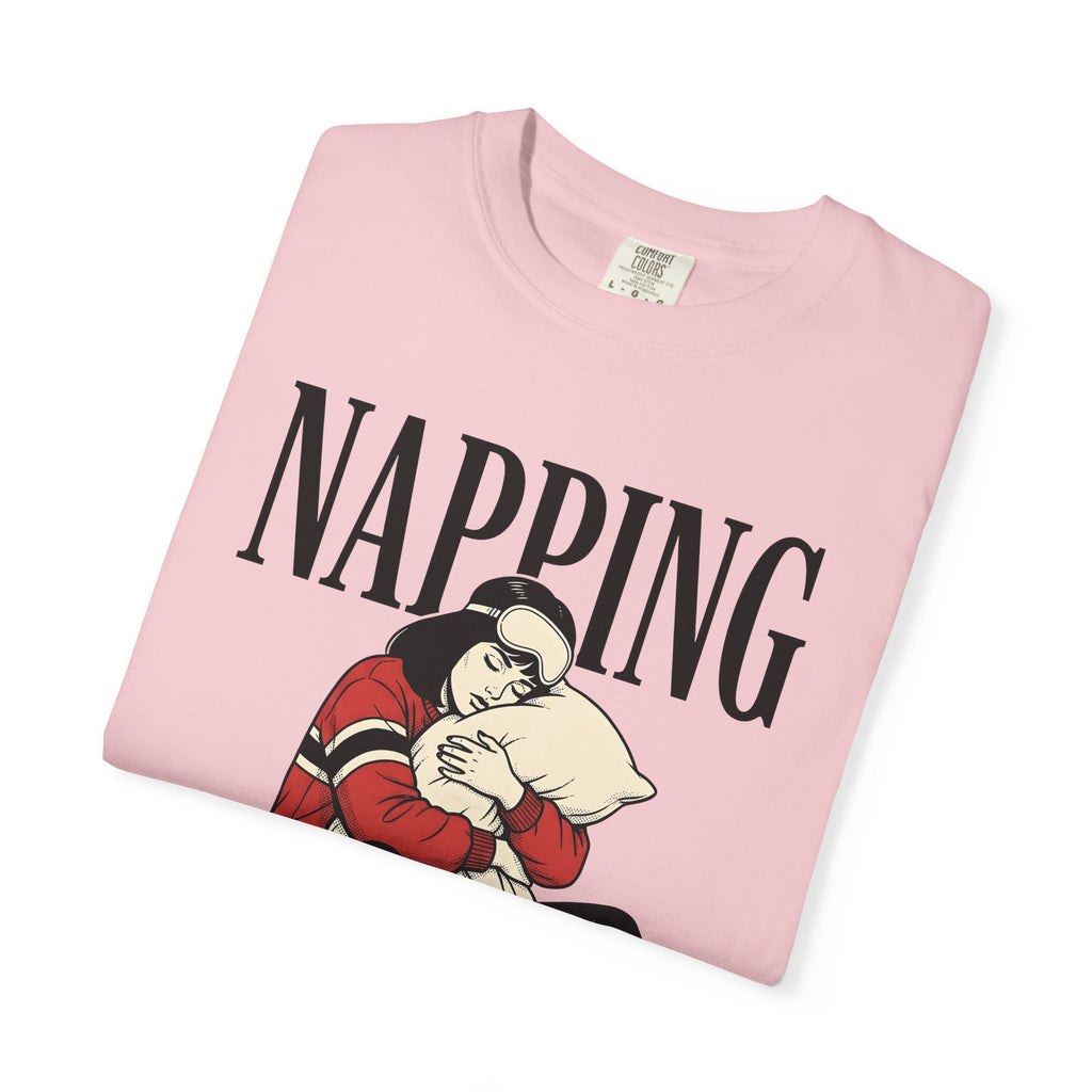 Girl T-Shirt T-Shirt Funny Sleep Gift Women Comic T-Shirt Plushie T-Shirt Humor Fan Cartoon T-Shirt Slumber Graphic Retro Alarm Clock T-Shirt