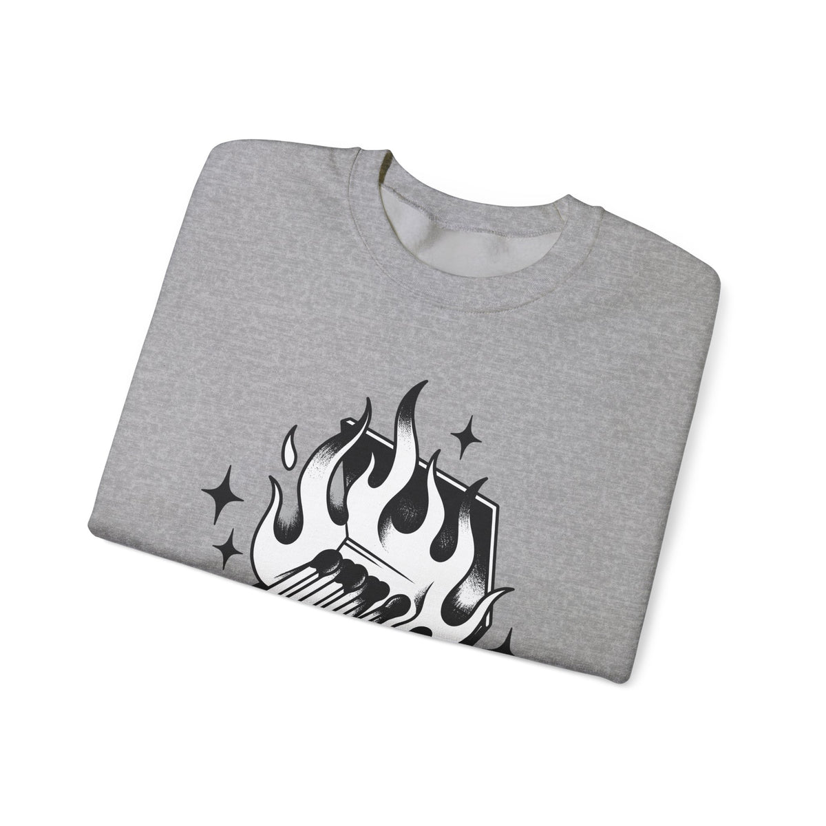 Lit Matchbox Sweatshirt Retro Amulet Gift Women Traditional Sweatshirt Matchbox Sweatshirt Retro Fan Matchstick Sweatshirt Charm Graphic Antique Twinkles
