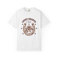 Iron Horse Rose T-Shirt Cowgirl Ranch Gift Women Linework T-Shirt Iron Horse T-Shirt Cowgirl Fan Minimalist T-Shirt Farm Graphic Hand Drawn Shining