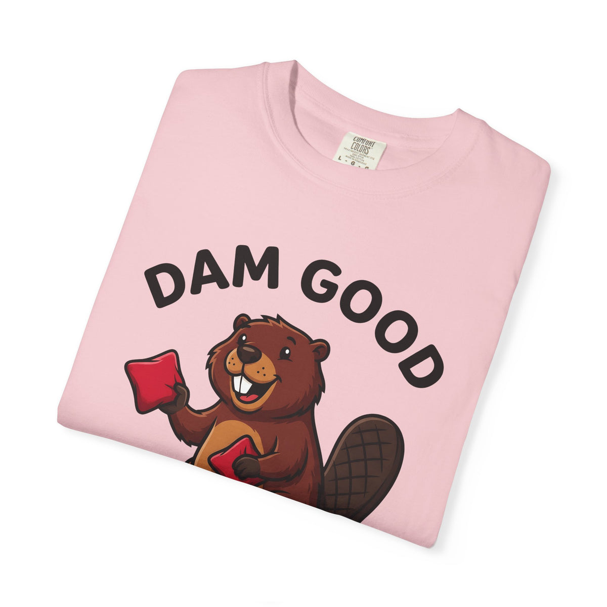 Beaver Icon T-Shirt Cornhole Comedy Gift Women Cartoonish T-Shirt Beaver T-Shirt Cornhole Fan Funny T-Shirt Humor Graphic Dynamic Toss T-Shirt T-Shirt