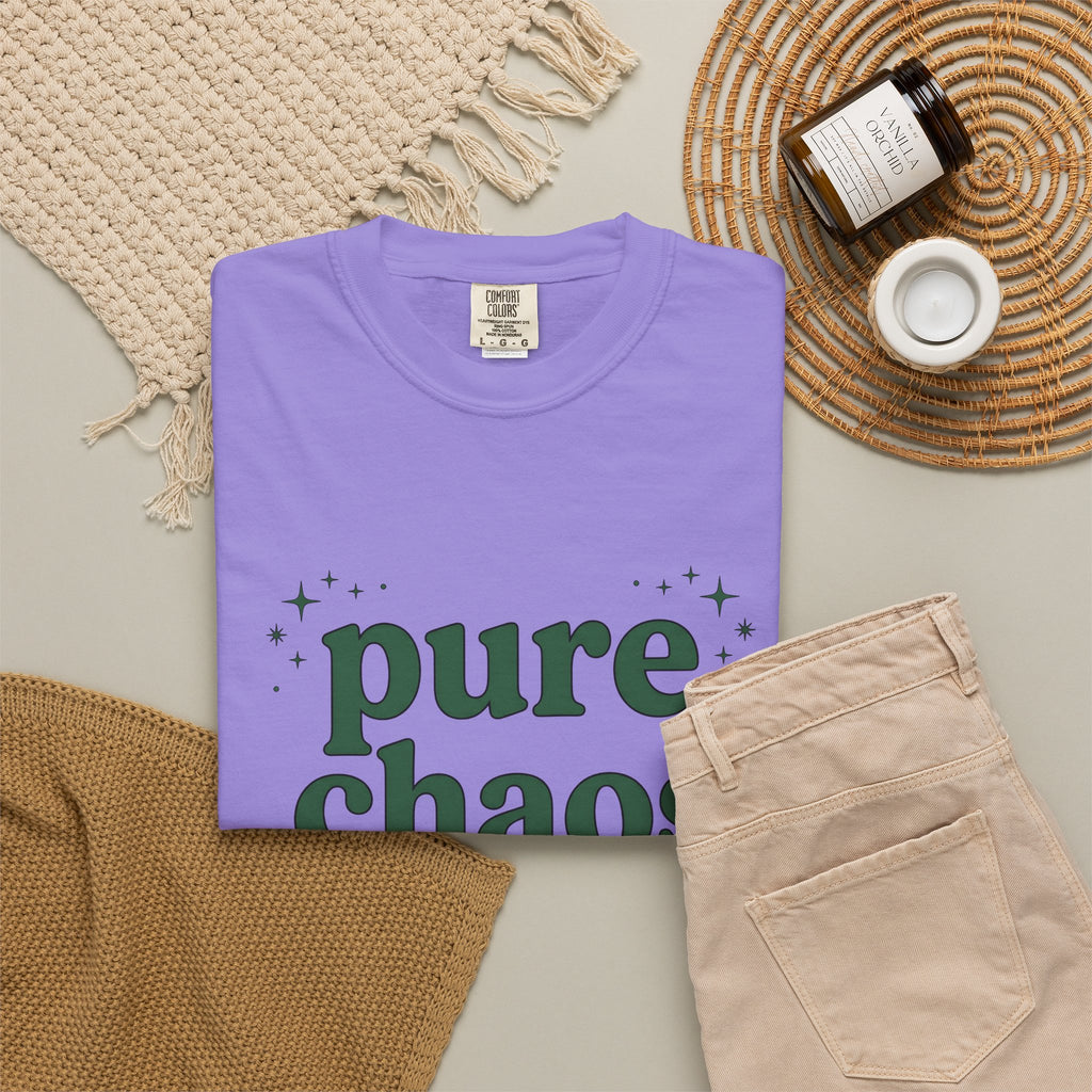 Retro Text T-Shirt Mom Humor Gift Women Playful T-Shirt Typography T-Shirt Motherhood Fan Funny T-Shirt Sarcasm Graphic Minimalist Stars T-Shirt