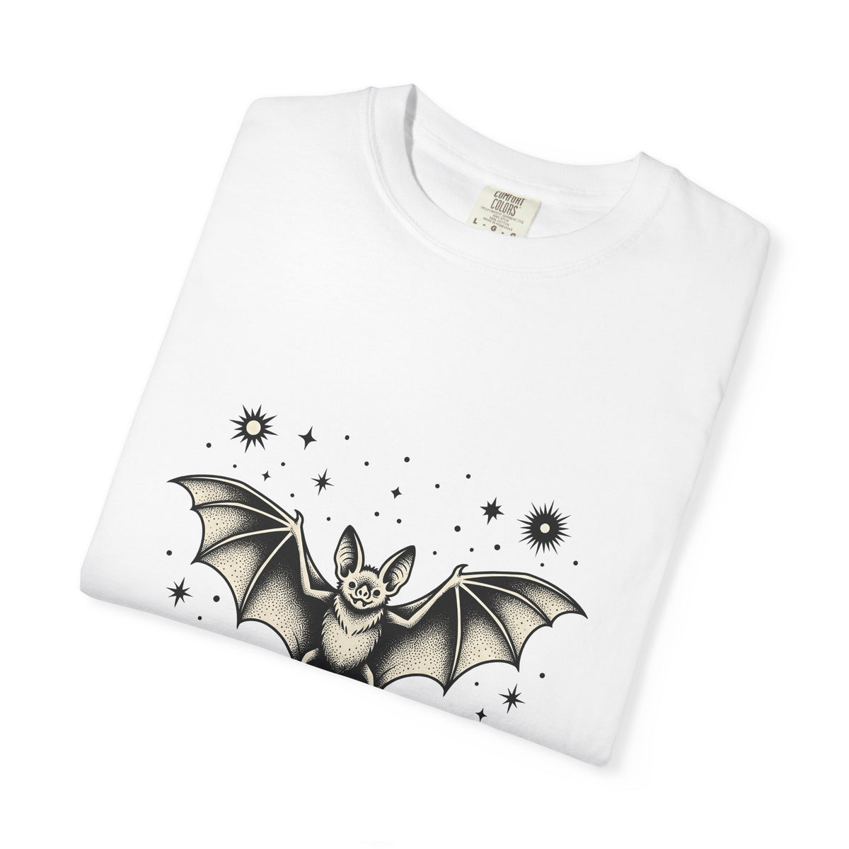 Bat Clipart T-Shirt Cottagecore Dark Art Gift Women Old School T-Shirt Flying Bat T-Shirt Cottage Fan Retro T-Shirt Gothic Graphic Doodle Twinkle