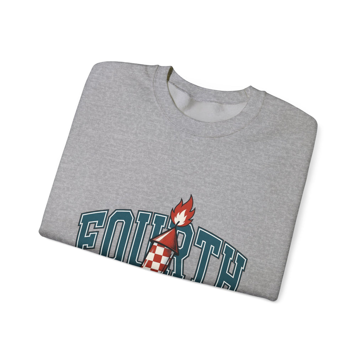 Firework Illustration Sweatshirt 4th Of July America Gift Women Striking Sweatshirt Fireworks Sweatshirt Independence Fan Fire Art Sweatshirt Patriotic Graphic