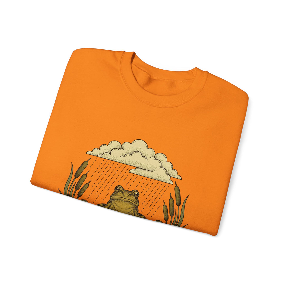 Frog Drawing Sweatshirt Boho Chic Flora Gift Women Garden Sweatshirt Toad Sweatshirt Bohemian Fan Botanical Sweatshirt Floral Graphic Classic Pond Flower
