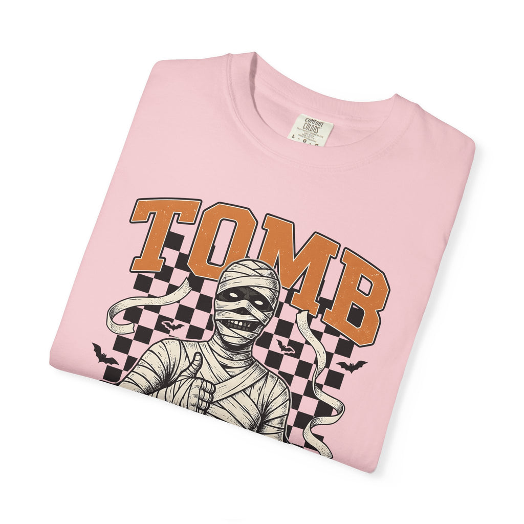 Wrapped Mummy T-Shirt Halloween Fright Gift Women Old School T-Shirt Mummy T-Shirt Horror Fan Scary T-Shirt Scare Graphic