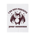 Adorable Bat Blanket Funny Wildlife Gift Women Comic Blanket Bat Blanket Humor Fan Cartoon Blanket Animal Graphic Retro Sparkles Blanket