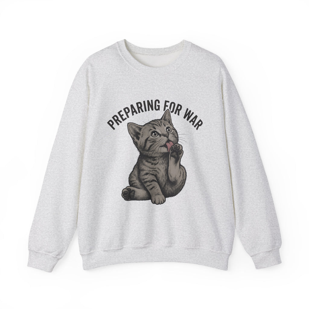Striped Cat Cat Jokes Gift Sketch Tabby Cat Feline Fan Drawing Retro Claw Sweatshirt