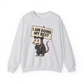 Possum Drawing Sweatshirt Funny Creatures Gift Women Animated Sweatshirt Opossum Sweatshirt Humor Fan Cartoon Sweatshirt Animal Graphic Doodle Demonstration