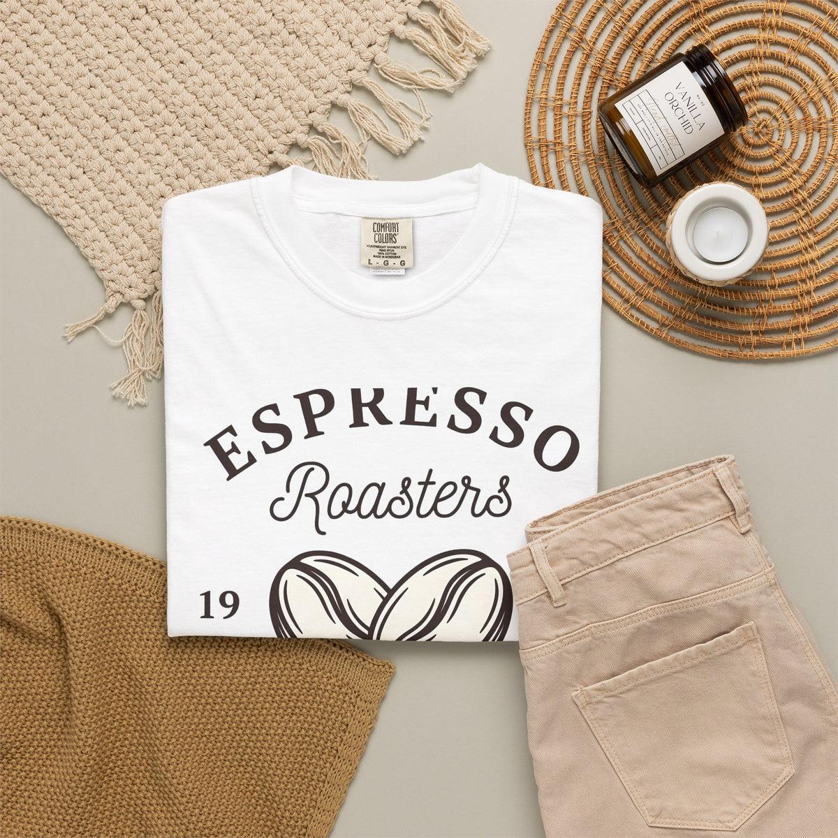 Java Beans T-Shirt Coffee Culinary Gift Women Antique T-Shirt Coffee Bean T-Shirt Coffee Fan Gourmet Design Baking Graphic Line Art Shoot T-Shirt