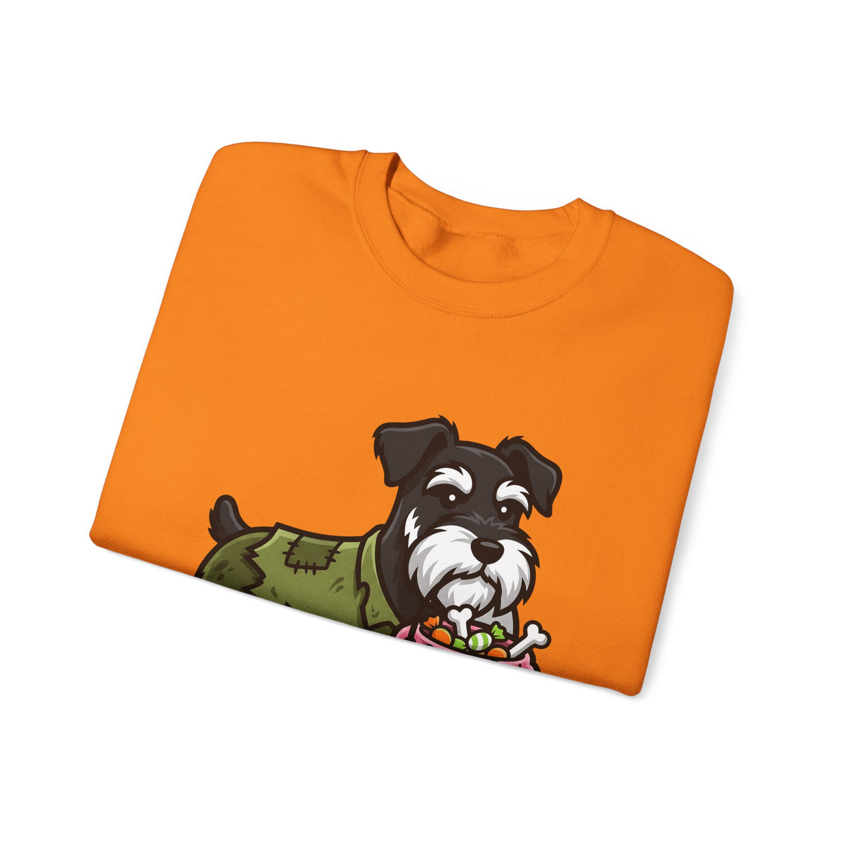 Schnauzer Pet Sweatshirt Halloween Animal Gift Women Animated Sweatshirt Dog Sweatshirt Horror Fan Cartoon Sweatshirt Creature Graphic Classic Candy Container
