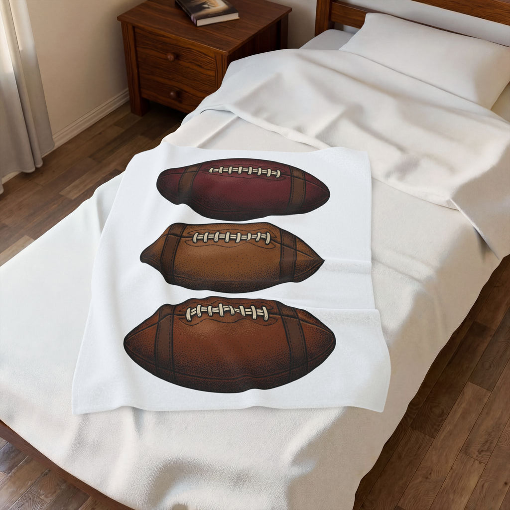 Soccer Group Blanket Sports Athletics Gift Women Retro Blanket Football Team Blanket Athlete Enthusiast Vintage Blanket Fitness Graphic Line Art