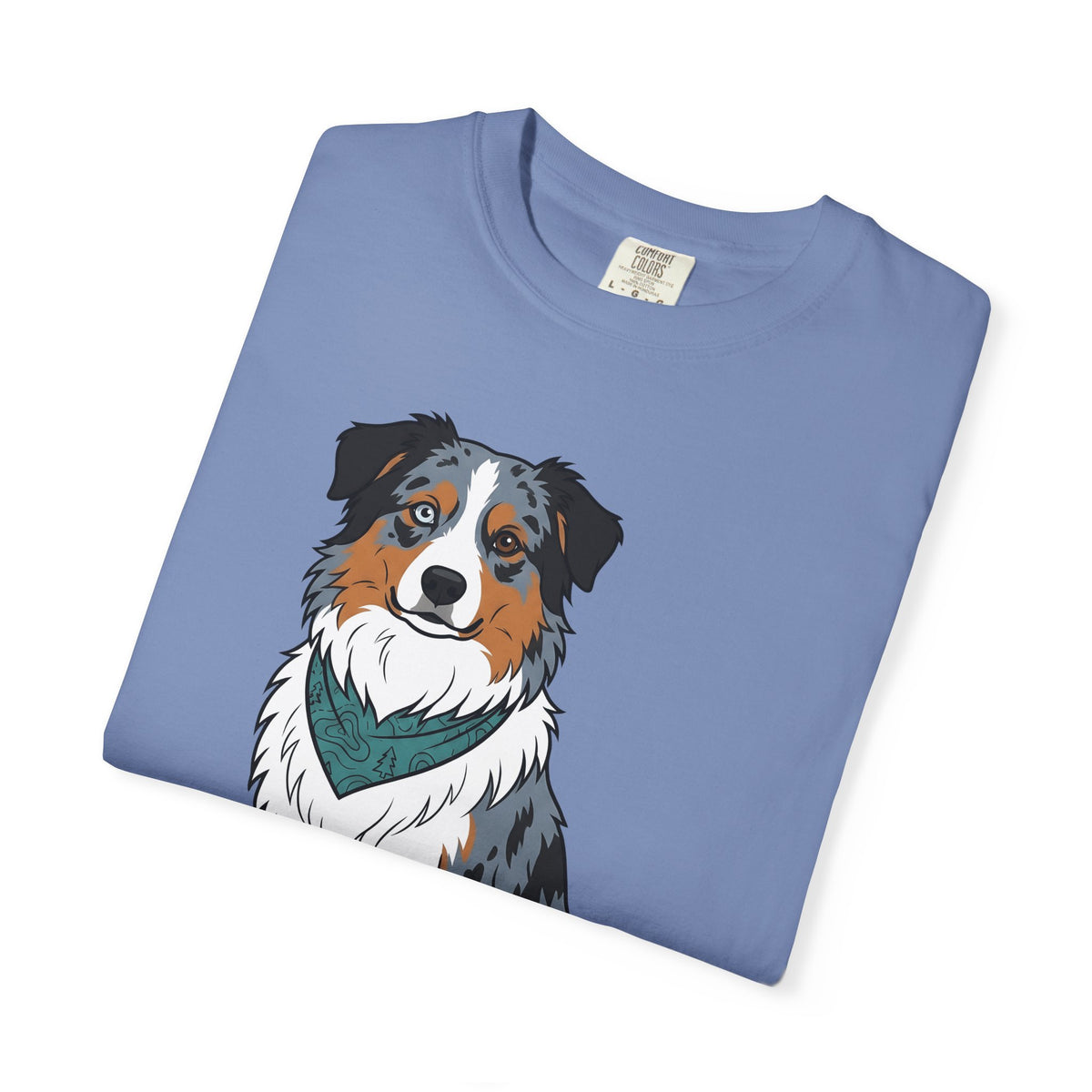 Australian Shepherd T-Shirt Dog Pet Gift Women Cartoon T-Shirt Blue Heeler T-Shirt Dog Fan Aussie Graphic Dog Design Vintage Bandana T-Shirt