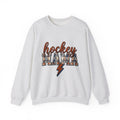 Plaid Pattern Text Sweatshirt Mom Sports Gift Women Retro Sweatshirt Tartan Sweatshirt Mom Fan Retro Style Sweatshirt Athlete Graphic Vintage Lightning Bolt