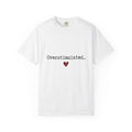 Heart Design T-Shirt Moms Lifestyle Gift Women Flat T-Shirt Heart T-Shirt Motherhood Enthusiast Simple T-Shirt Daily Graphic Fresh Scarlet Heart