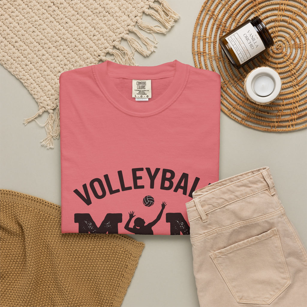 Volleyball Player T-Shirt Volleyball Mom Sports Gift Women Silhouette T-Shirt Volleyballer T-Shirt Volleyball Fan Silhouetted T-Shirt Athletic