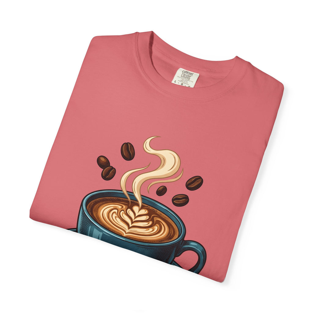 Espresso Cup T-Shirt Coffee Cuisine Gift Women Line Art T-Shirt Coffee T-Shirt T-Shirt Coffee Fan Coffee Art T-Shirt Food Graphic Classic Coffee Seeds