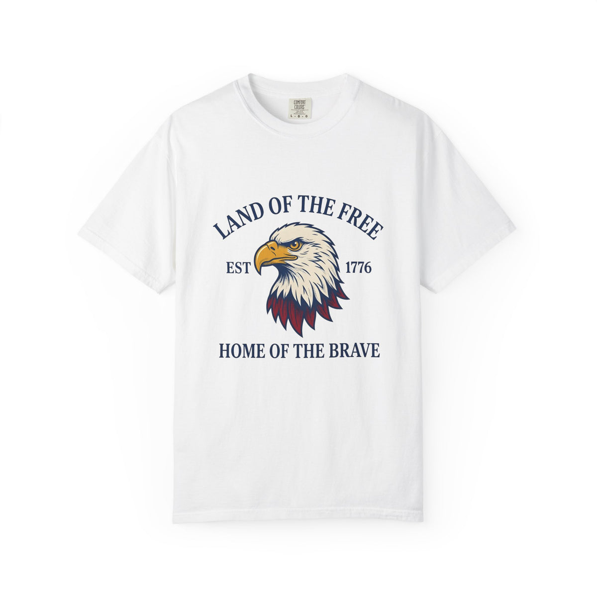 Bald Eagle T-Shirt America Patriotism Gift Women Line Art T-Shirt Eagle T-Shirt American Enthusiast Illustration Graphic Cartoon Patriotic Graphic