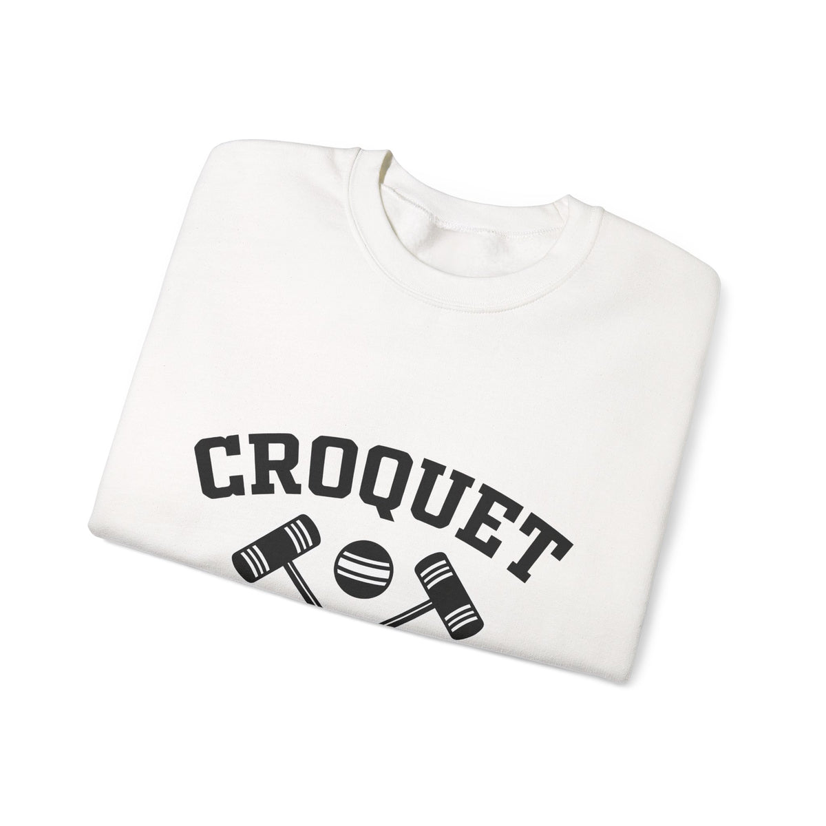 Croquet Mallets Croquet Game Gift Bold Mallet Croquet Fan Bold Sport Vintage Ball Sweatshirt