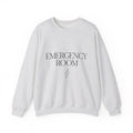 Emergency Text Sweatshirt Nurses Clinic Gift Women Basic Sweatshirt Alert Sweatshirt Nurse Enthusiast Simple Sweatshirt Medical Graphic Contemporary Flash
