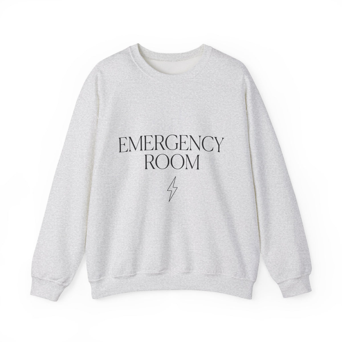 Emergency Text Sweatshirt Nurses Clinic Gift Women Basic Sweatshirt Alert Sweatshirt Nurse Enthusiast Simple Sweatshirt Medical Graphic Contemporary Flash