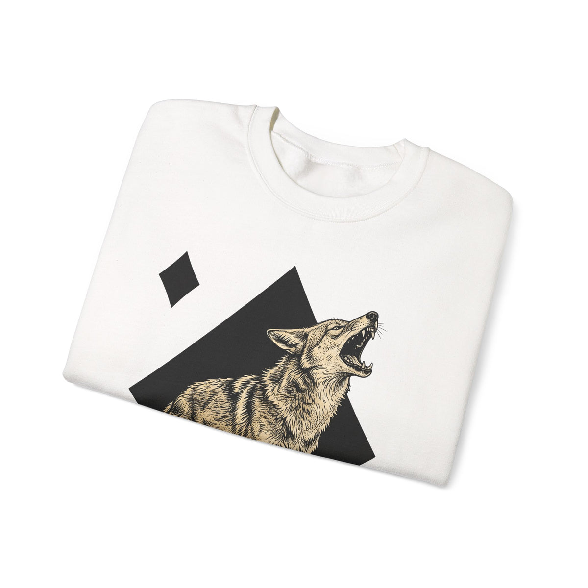 Howling Wolf Sweatshirt Wolf Pets Gift Women Sketch Sweatshirt Gray Wolf Sweatshirt Wolf Fan Canine Graphic Sweatshirt Hand Drawn Shape Sweatshirt