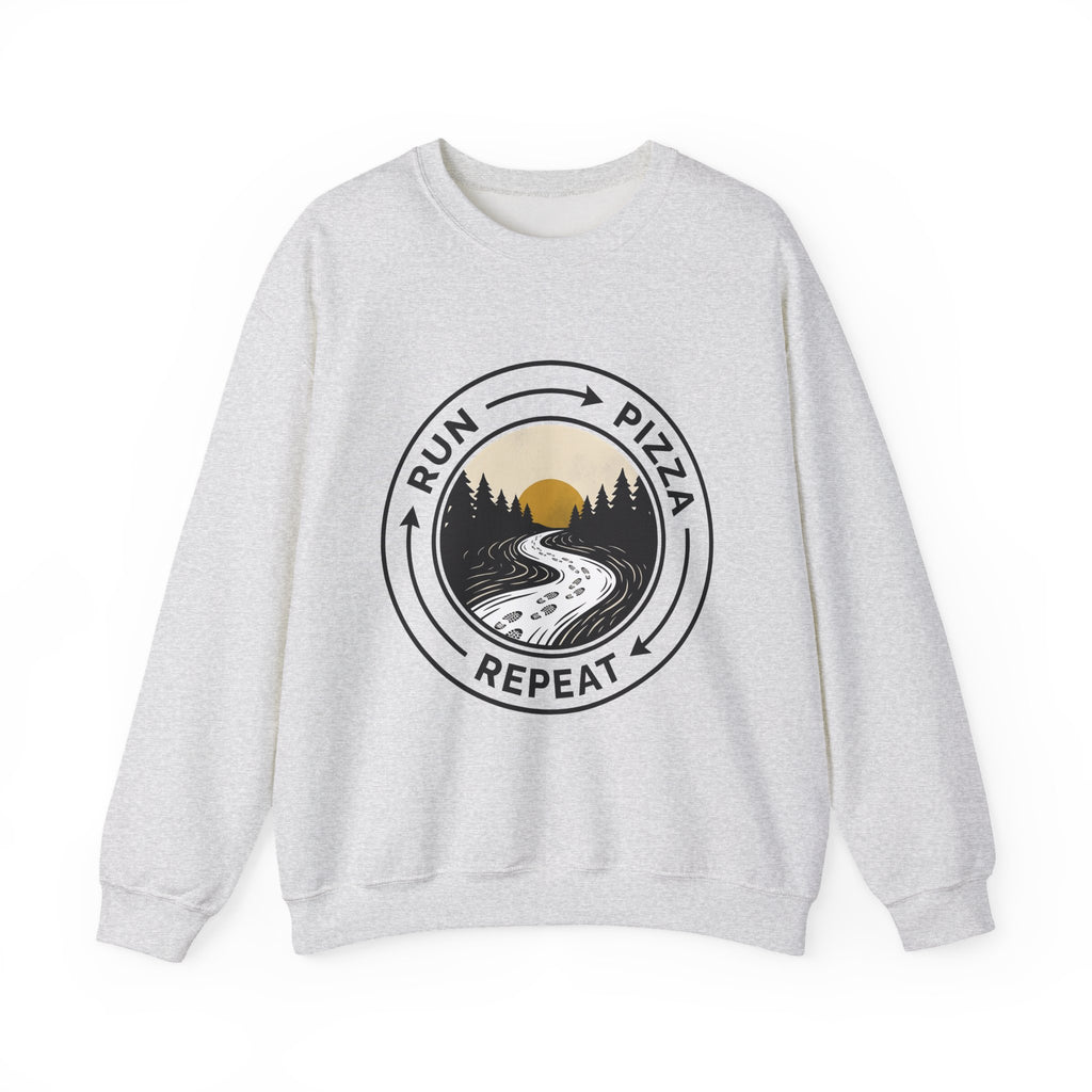 Hiking Trail Sports Jogging Gift Sketch Trail Athlete Enthusiast Drawing Runner Cartoon Sweatshirt