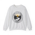 Hiking Trail Sports Jogging Gift Sketch Trail Athlete Enthusiast Drawing Runner Cartoon Sweatshirt