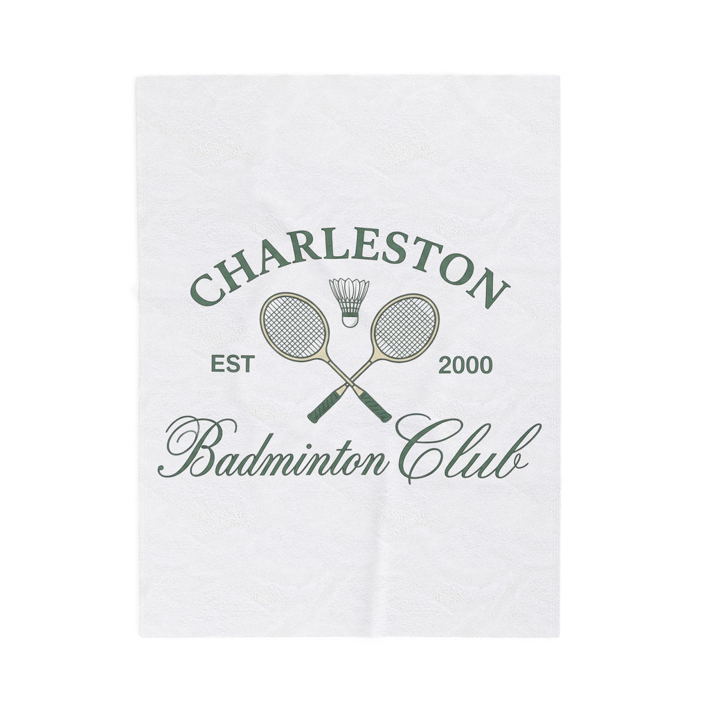 Badminton Racquets Badminton Group Gift Sketch Rackets Badminton Enthusiast Drawing Team Basic Birdie Blanket