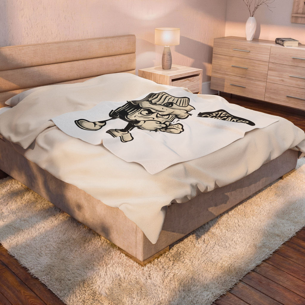 Cake Character Blanket Desserts Satire Gift Women Anime Blanket Pastry Blanket Dessert Fan Manga Blanket Parody Graphic Hand Drawn Speech Cloud
