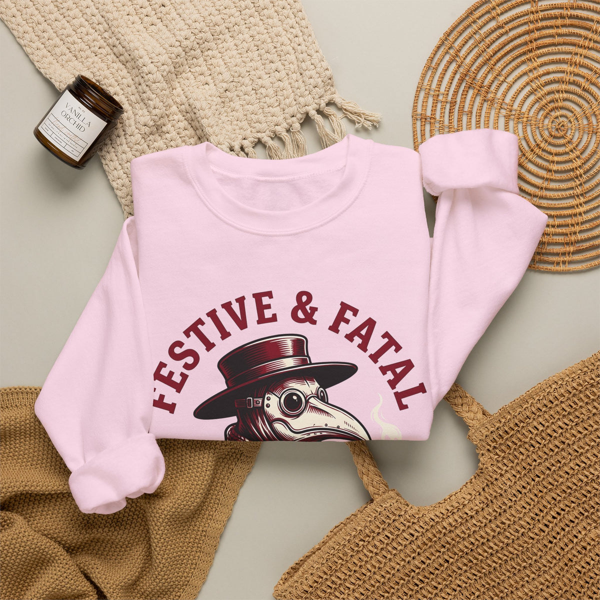 Plague Healer Sweatshirt Christmas Macabre Gift Women Mysterious Sweatshirt Doctor