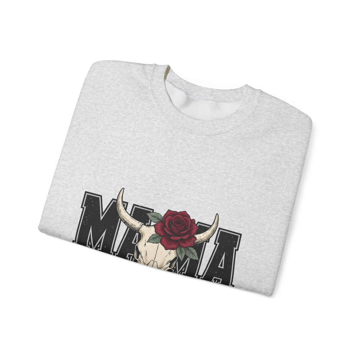 Bull Skull Sweatshirt Mom Hippie Gift Women Rustic Sweatshirt Cow Skull Sweatshirt Mother Enthusiast Vintage Sweatshirt Bohemian Graphic Retro Floral Rose