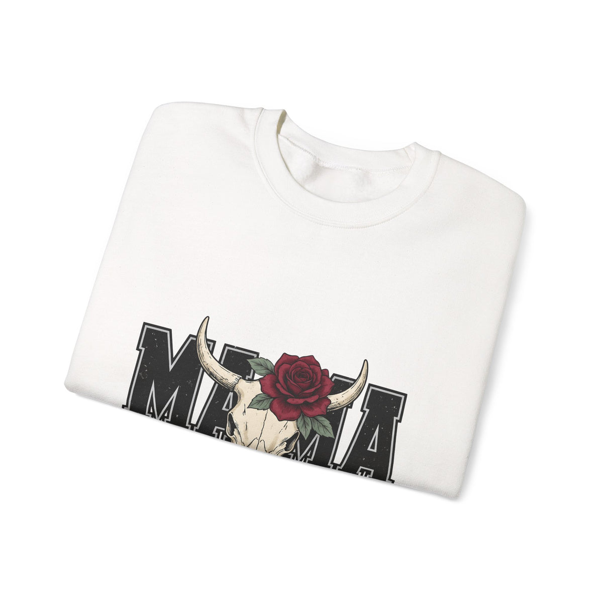 Bull Skull Sweatshirt Mom Hippie Gift Women Rustic Sweatshirt Cow Skull Sweatshirt Mother Enthusiast Vintage Sweatshirt Bohemian Graphic Retro Floral Rose