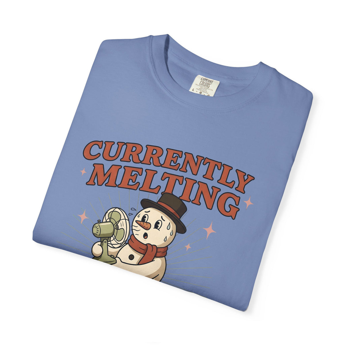 Snowman Fan T-Shirt Christmas Humor Gift Women Cartoon T-Shirt Frosty T-Shirt Xmas Fan Toon T-Shirt Funny Graphic Vintage Hat T-Shirt