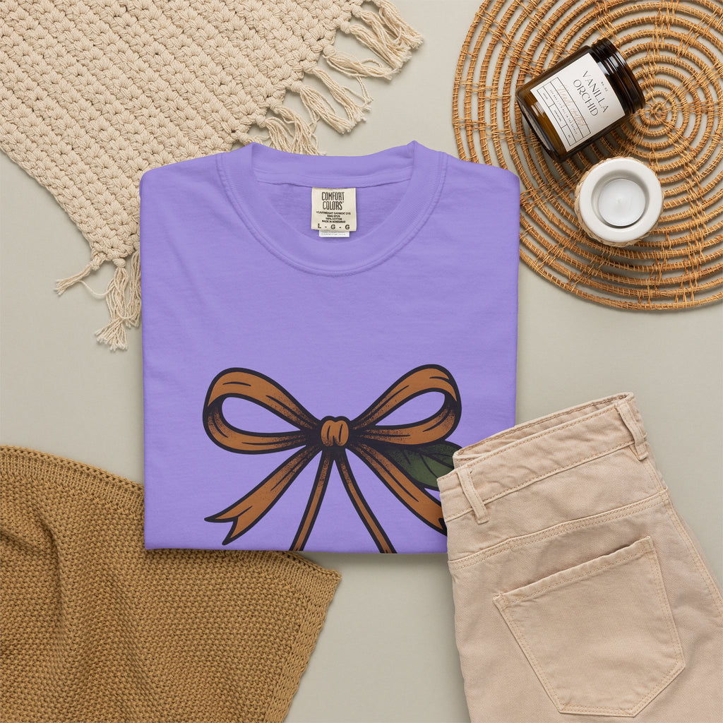 Pumpkin Cherry T-Shirt Halloween Seasonal Gift Women Farmhouse T-Shirt Gourd T-Shirt Spooky Fan Rustic T-Shirt Autumn Graphic Line Art Arachnid