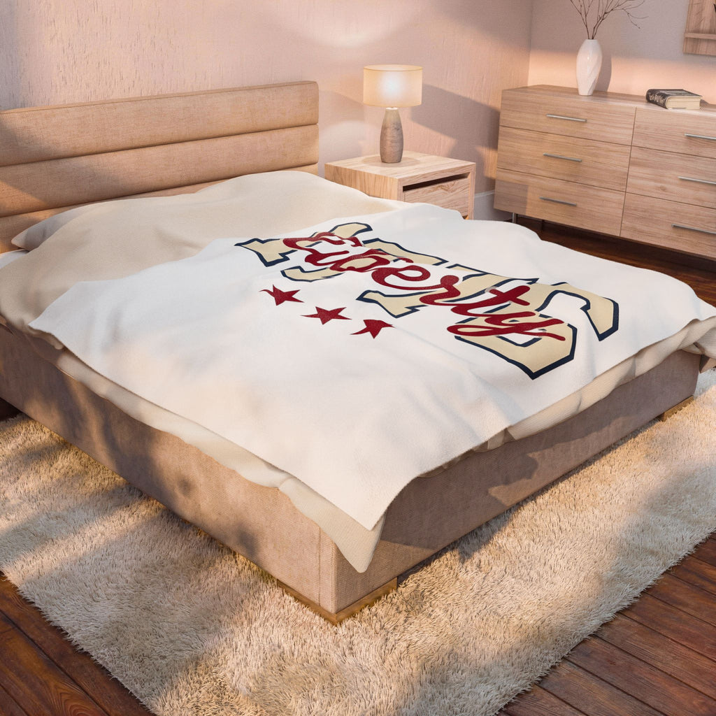 Retro Numbers Blanket America Heritage Gift Women Americana Blanket Vintage Numbers Blanket Patriot Fan Folk Art Blanket Cultural Graphic Old