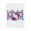 Volleyball Floral Blanket Volleyball Mom Sports Gift Women Tie Dye Blanket Volleyball Blanket Volleyball Enthusiast Batik Blanket Athletic Graphic
