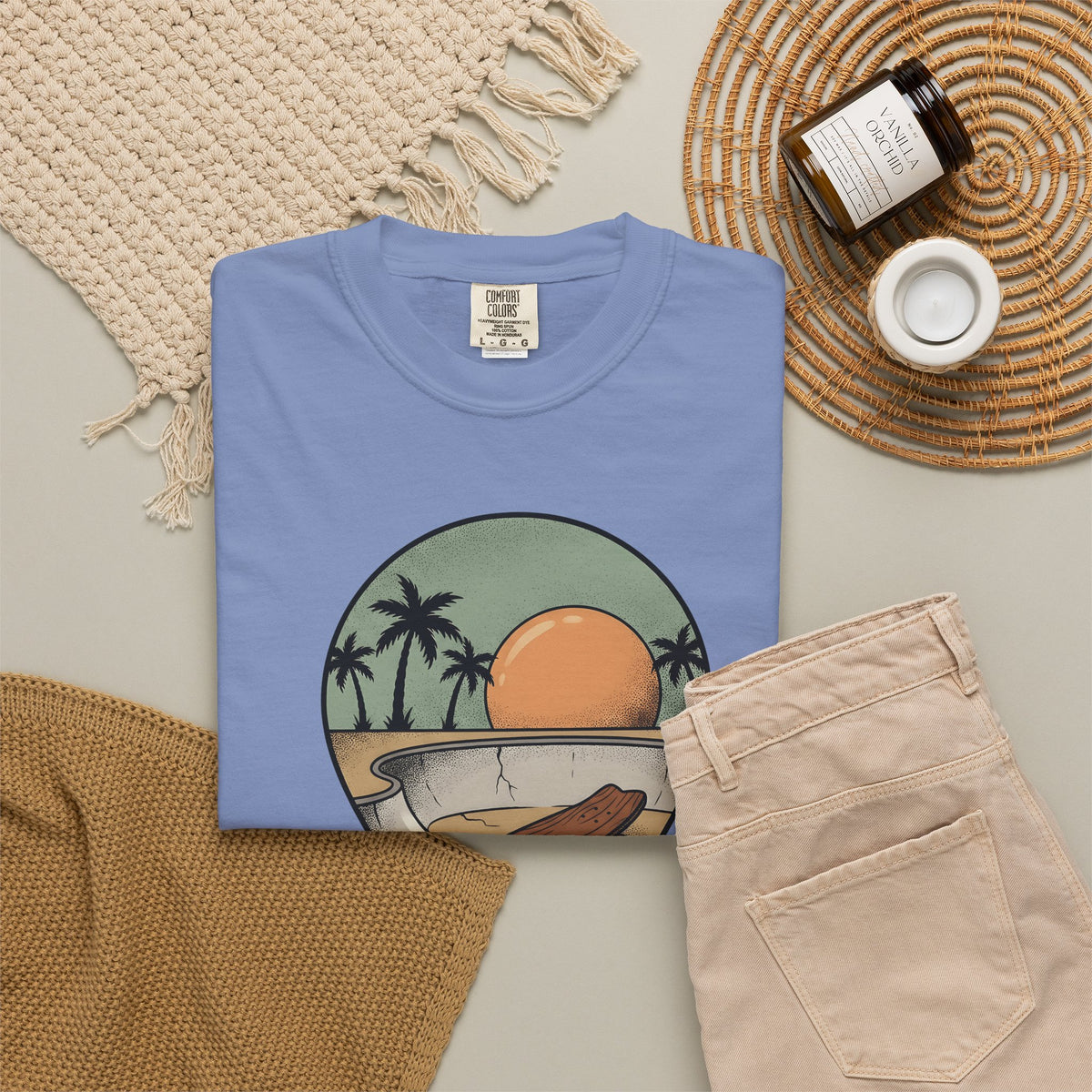 Longboard Design T-Shirt Skateboarding Seaside Gift Women Classic T-Shirt Longboarding T-Shirt Skater Enthusiast Retro T-Shirt Coastal Graphic Old