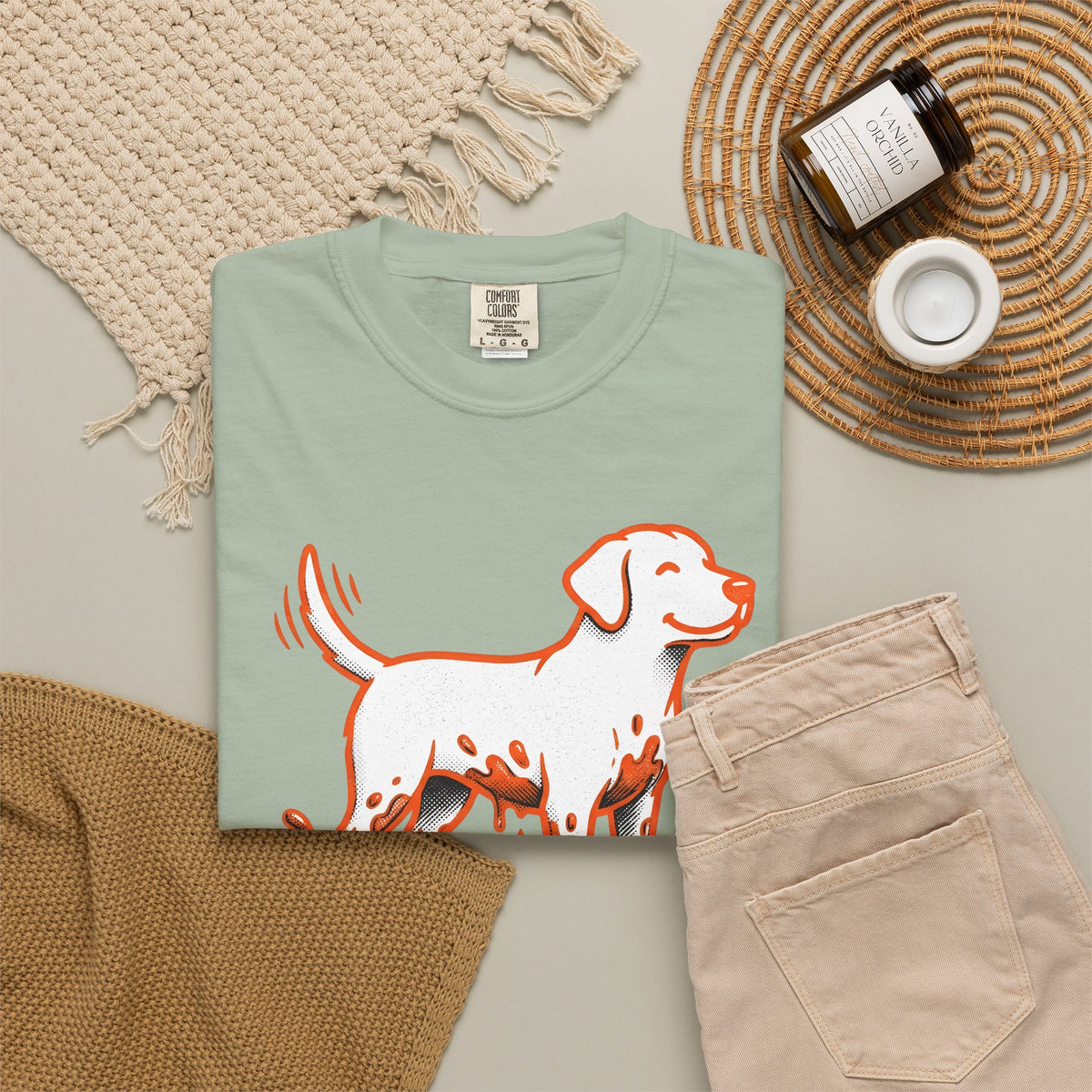 Cute Dog T-Shirt Dog Companion Gift Women Graphic T-Shirt Puppy T-Shirt Dog Owner Fan Canine Graphic Design Pet Sketch Earth T-Shirt