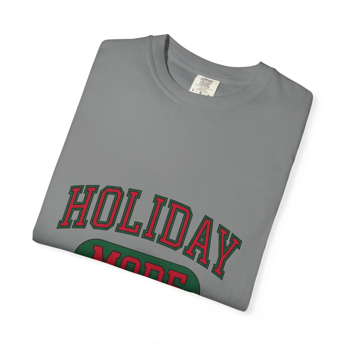 Bold College Font Holiday Christmas Decor Gift Merry Typography Christmas Fan Festive Christmas T-Shirt