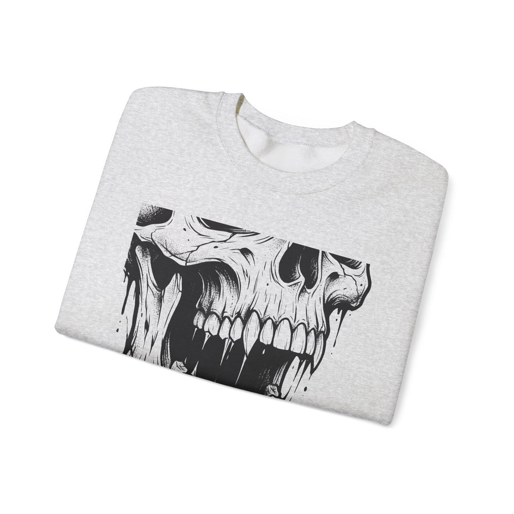 Skull Art Sweatshirt Gothic Fright Gift Women Macabre Sweatshirt Skull T-Sh