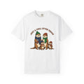 Otter Group T-Shirt Funny Wildlife Gift Women Comic T-Shirt Otters T-Shirt Humor Fan Cartoon T-Shirt Animal Graphic Sketch Beanies T-Shirt