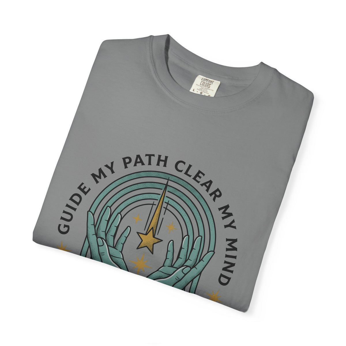 Hands Prism T-Shirt Boho Chic Meditation Gift Women Tribal T-Shirt Prismatic T-Shirt Bohemian Enthusiast Ethnic T-Shirt Mindfulness Graphic Rustic