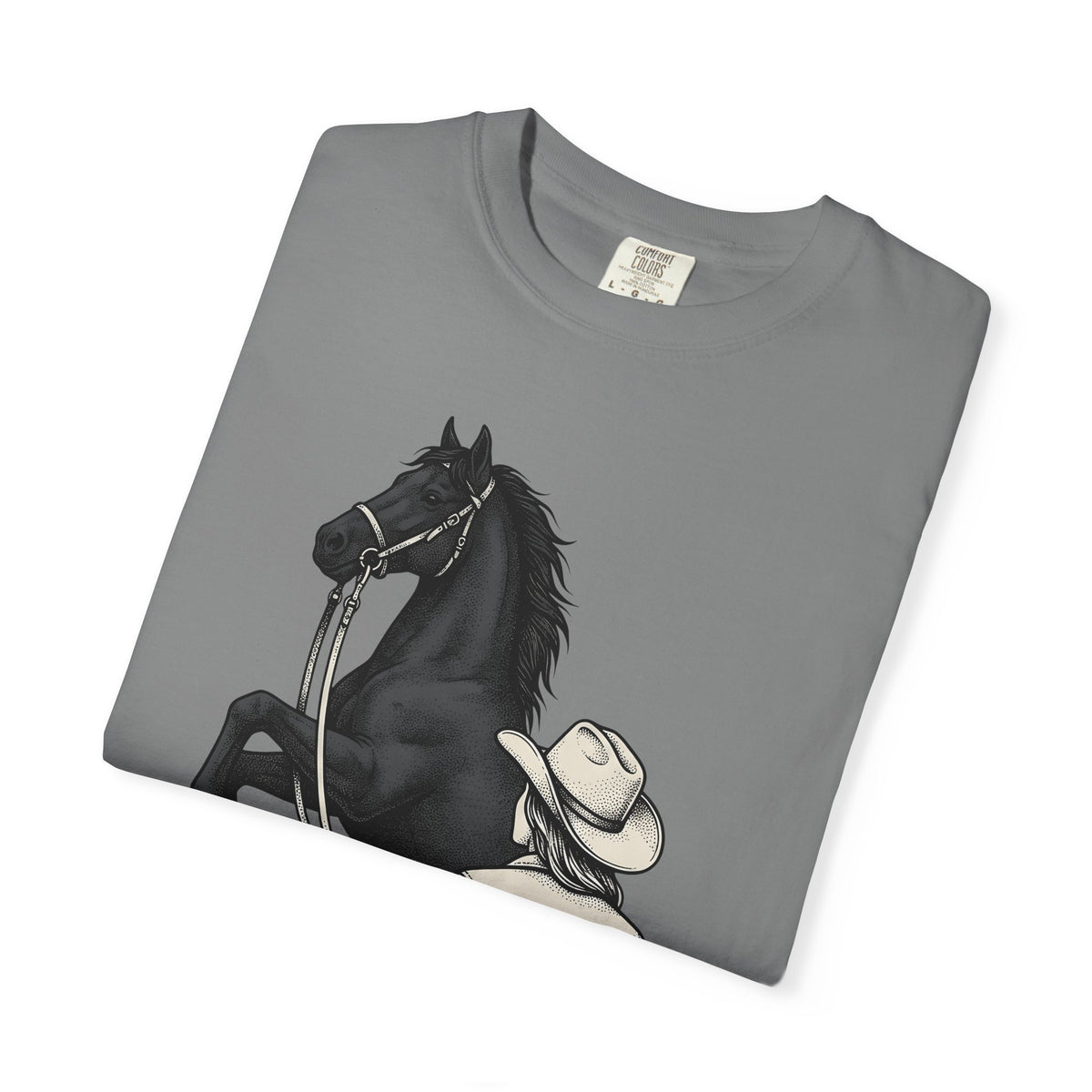 Ranch Horse T-Shirt Cowgirl Cowboy Gift Women Old School T-Shirt Ranch Horse T-Shirt Rodeo Fan Vintage T-Shirt Cowboy Graphic Line Art Power Bolt