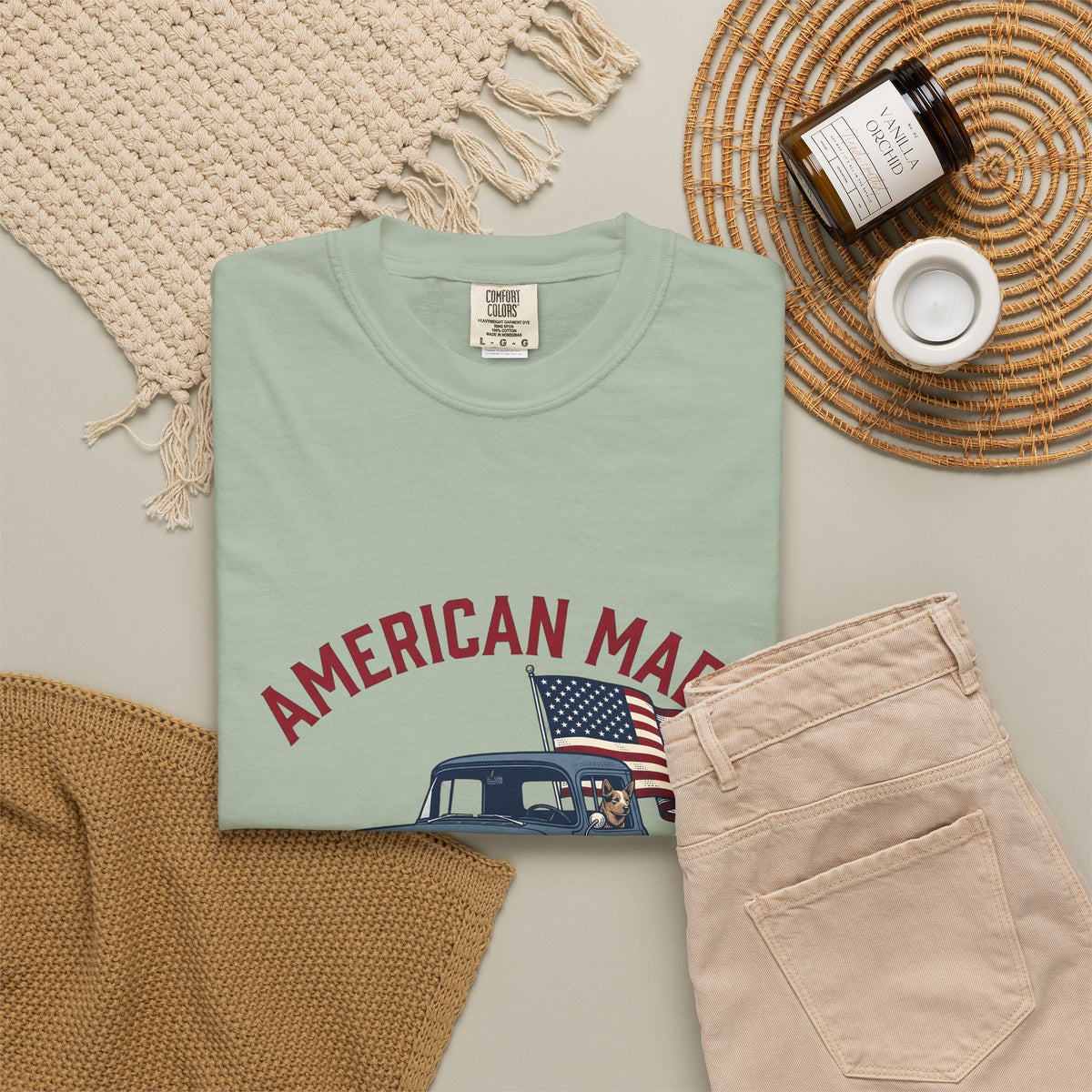 Classic Truck America 4Th Of July Independence Gift Vintage Lorry Patriot Enthusiast Retro Liberty T-Shirt