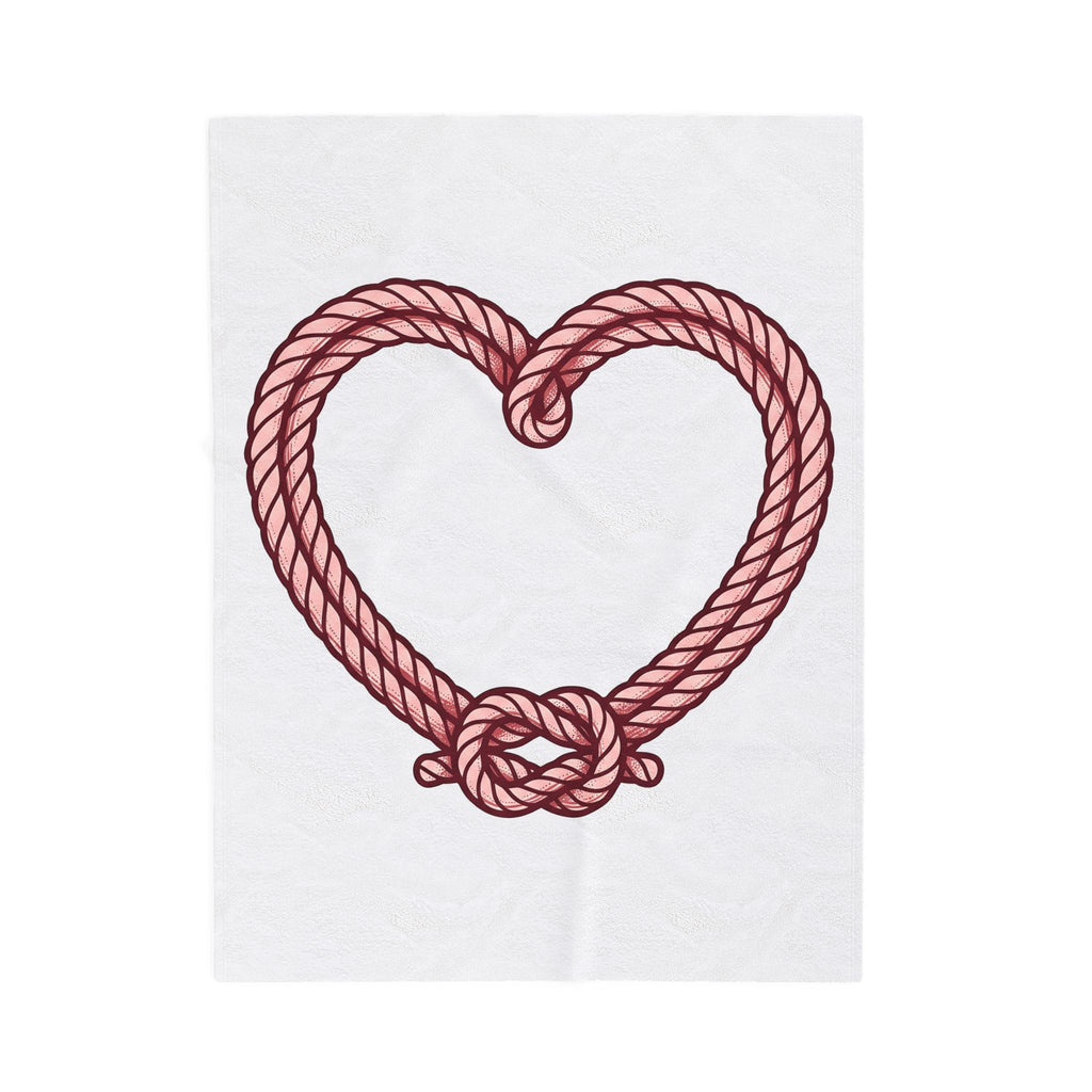 String Heart Blanket St. Valentine's Day Partners Gift Women Cartoon Blanket Heart Blanket Valentine Fan Comic Blanket Couples Graphic Classic Loop