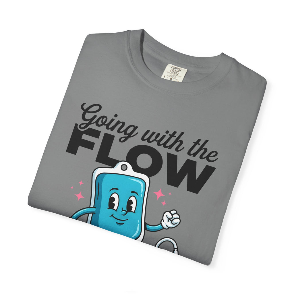Cartoon Iv T-Shirt T-Shirt Nurses Medical Gift Women Cute T-Shirt Iv T-Shirt T-Shirt Nurse Enthusiast Kawaii T-Shirt Healthcare Graphic Retro Roller Skates