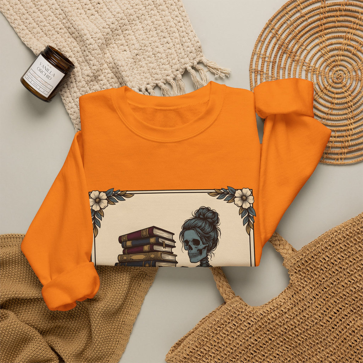 Skeleton Volumes Sweatshirt Boho Chic Dark Arts Gift Women Old Fashioned Sweatshirt Bone Anatomy Sweatshirt Bohemian Fan Vintage Style Sweatshirt Occult