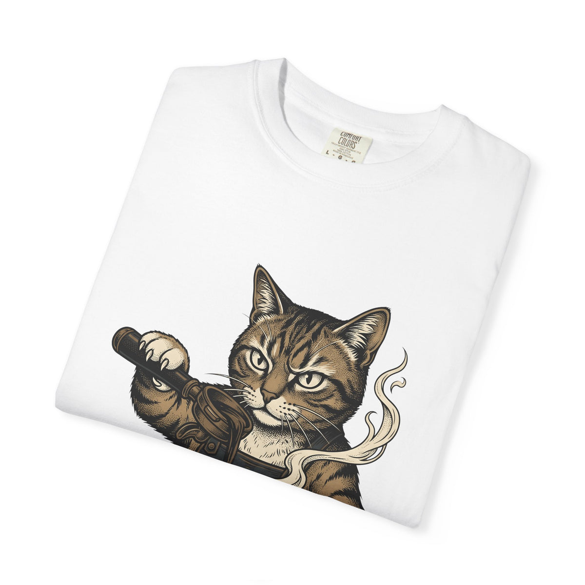 Coffee Cat T-Shirt Cat Espresso Gift Women Retro T-Shirt Kitty Cat T-Shirt Cat Fan Fifties T-Shirt Cappuccino Graphic Sketch Latte T-Shirt T-Shirt